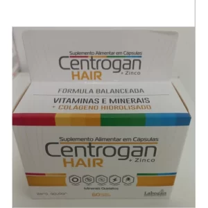 Centrogan Hair é um suplemento que auxilia no fortalecimento capilar. Sua fórmula contém ativos que promovem o crescimento capilar com fios mais sedosos e fortes. Ajuda também no crescimento das unhas .